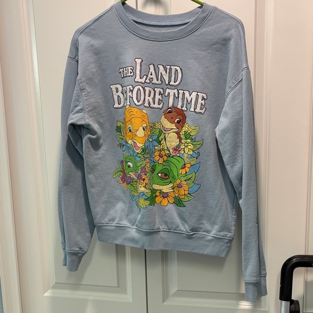 The Land Before Time Kids Blue Sweatshirt